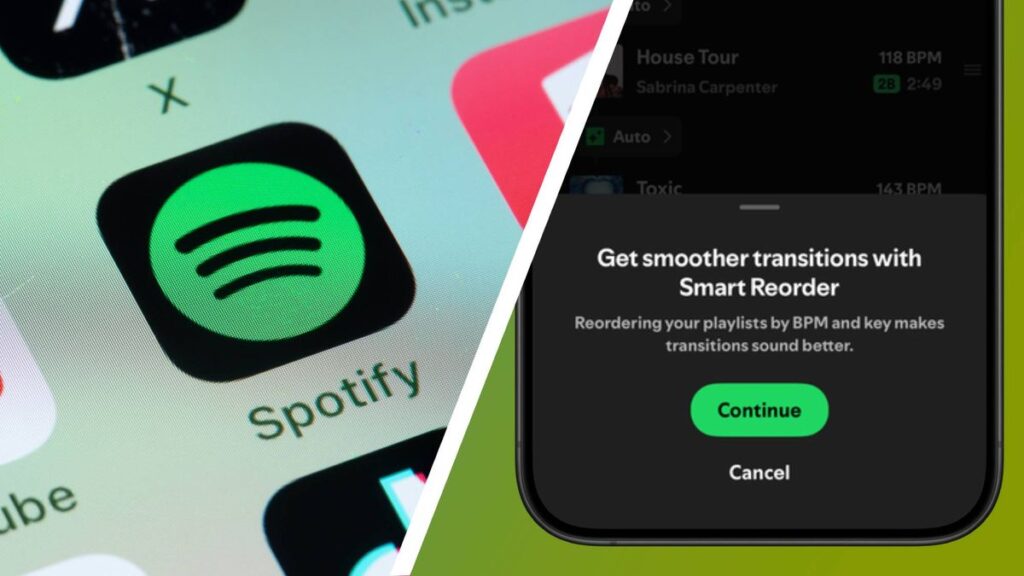 Spotify adds BPM and key sorting to playlists