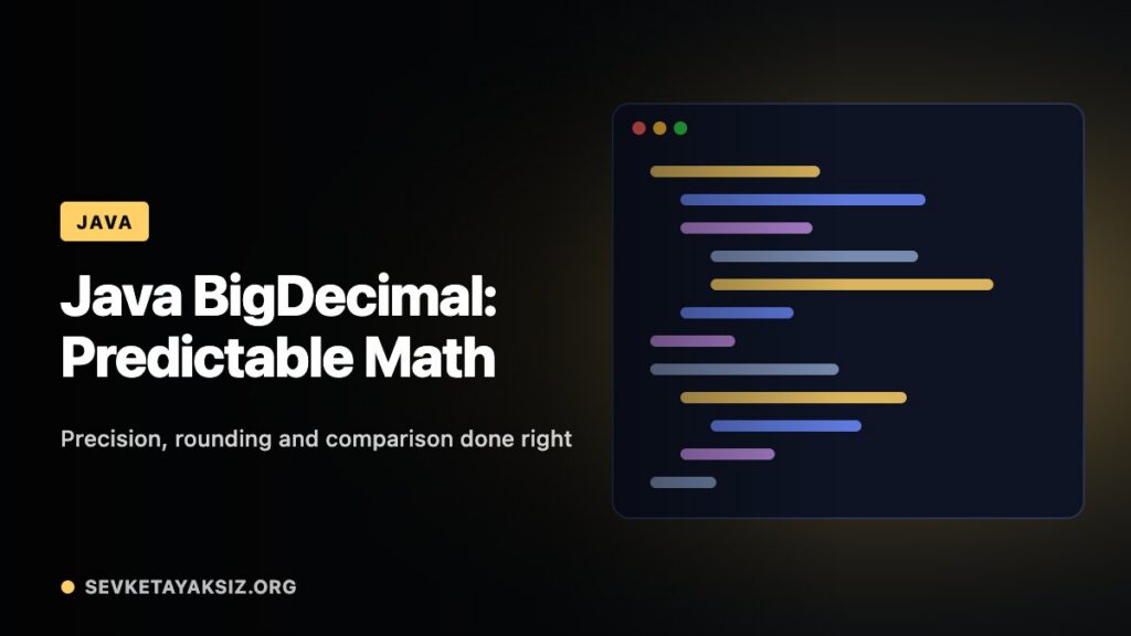 Java BigDecimal: Make Decimal Calculations Predictable